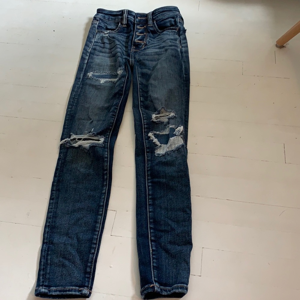 size 00 american eagle skinny jeans